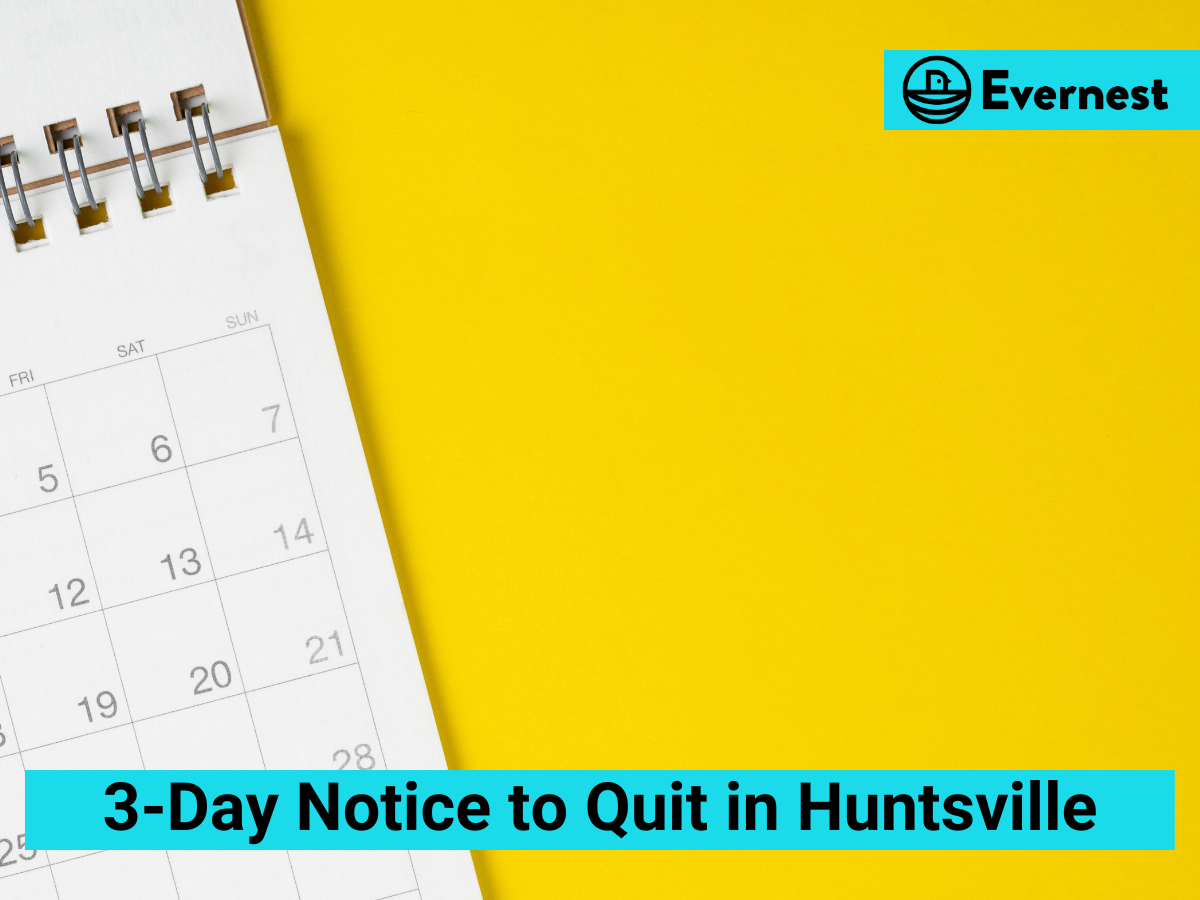 Understanding the 3-Day Notice to Quit in Huntsville